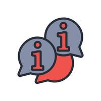 chat icon. .Editable stroke.linear style sign for use web design,logo. vector