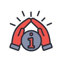 inform icon. .Editable stroke.linear style sign for use web design,l vector
