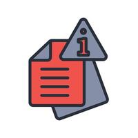 notice icon. .Editable stroke.linear style sign for use web design vector