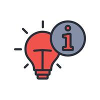 hint icon. .Editable stroke.linear style sign for use web design,logo vector