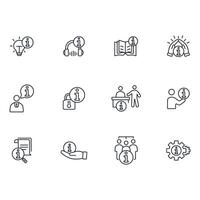information icon. .Editable stroke.linear vector