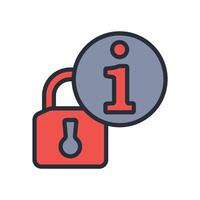 confidential icon. .Editable stroke.linear style sign for use web design vector