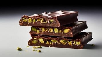 chocolate with dates, a sweet escape like an oasis in the desert. photo