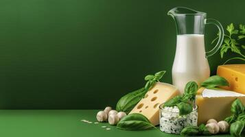 Several pieces of cheese photo