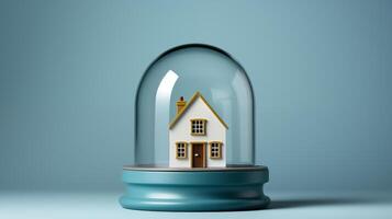 Modern home architecture visualized through 3D models photo