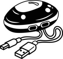 Power bank icon in drawing style vector
