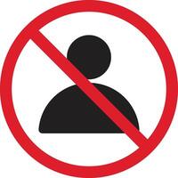 No account sign isolated on white background . No profile sign . No user icon . illustration vector