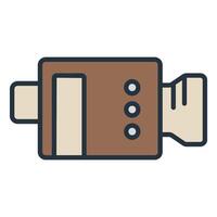 camera icons isolated on White Background.. vector