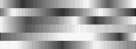Black and white striped halftone gradient. Fading line gradation background. Repeating strip pattern backdrop. Parallel lines wallpaper for overlay, print, cover. Doppler effect concept vector
