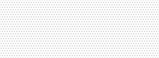 Black and white dotted repeated texture. Seamless polka dot pattern. Repeating endless dotted texture. All over halftone wallpaper. Regular grid background. Swatch template for textile, fabric vector