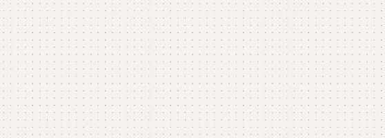 Beige journal planer page with dotted square grid. Simple square graph paper texture. Repeated school math sheet wallpaper. Retro bullet notebook pattern background. Note paper template. vector
