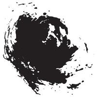 black round blob made of chaotic different drops and large blob placed in chaotic order, for various designs or patterns vector