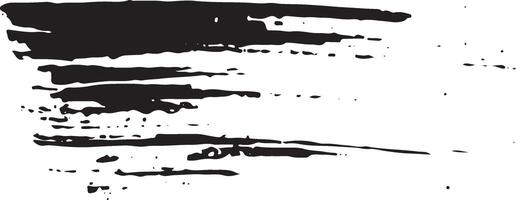 chaotic different strokes of chaotic lines and spots folded into one stroke, for a variety of designs vector
