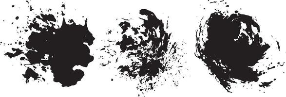 set of various black blots of various sizes and various shapes, for business ideas and various designs vector