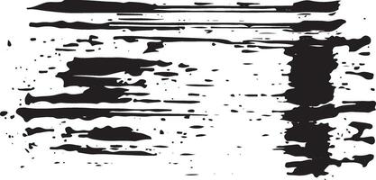 black paint stroke consisting of several chaotic lines and chaotic spots that are combined into one pattern, for various designs vector