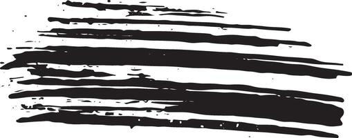 chaotic different strokes from chaotic lines composed of one stroke, for a variety of designs vector
