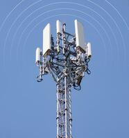 Connecting communicating, and exchanging with global network cloud data internet technology. Using wireless data with high-speed technology for economic, scientific, and financial development. photo