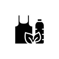 eco plastic solid icon design good for web or mobile app vector