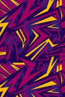 Purple and yellow abstract background with grunge texture, modern design illustration template for sublimation vector