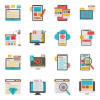 Set of Programming Icons vector