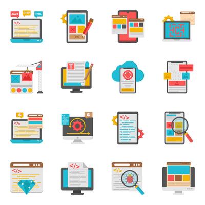 Set of Programming Icons