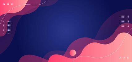 Abstract gradient fluid paper style background vector