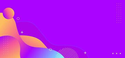 abstract background with colorful shapes and lines vector