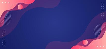 Modern abstract fluid geometric colorful background. vector