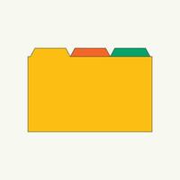 Illustration file unique design retro vector