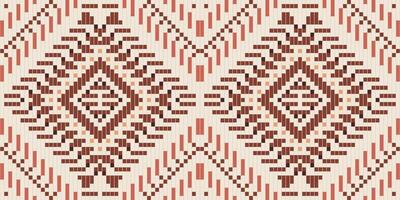 Zigzag Ethnic Pattern Sweaterfolk Embroidery, Aztec Geometric Ornament Print. Design for Carpet, Wallpaper, Clothing, Wrapping, Fabric vector