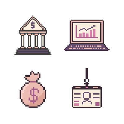 pixel design object business