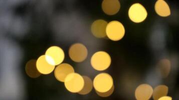 Christmas Lights Blurred Bokeh photo