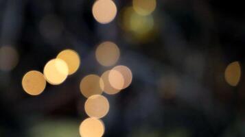 Christmas Lights Dot Blurred with Bokeh photo