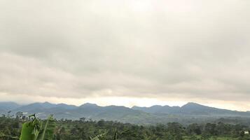 A view of beautiful mountains photo