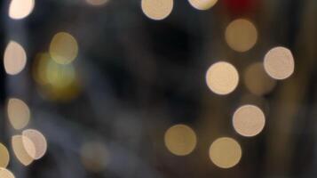 Christmas Lights Blurred with Bokeh photo