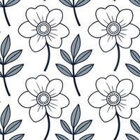 Tropical seamless tile pattern featuring vibrant flowers and lush leaves with high contrast colors suitable for beach themed spaces Set 3 vector