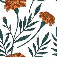 Soft pastel peony seamless pattern with subtle gradients and minimalistic design on white surface Set 2 vector