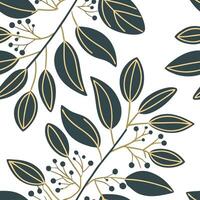 Shabby Chic eucalyptus seamless tile pattern with distressed eucalyptus and soft grey accents on white background ideal for charming spaces Set 10 vector