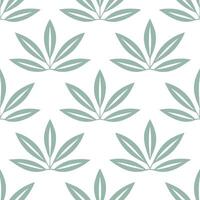 Shabby Chic bamboo leaves seamless tile pattern with distressed bamboo and soft pastel accents on white background ideal for charming spaces Set 6 vector