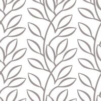 Scandinavian vine seamless tile pattern with minimalistic vines and neutral tones ideal for clean airy spaces Set 2 vector