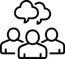 Team Brainstorming with Soft Abstract Art vector