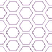 Translucent hex layers seamless pattern soft isolated white background suitable for dreamy brand aesthetics subtle product packaging textiles vector