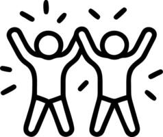 Soft abstract of a team cheering with confetti falling in the office vector