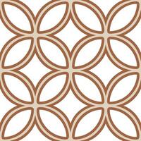 Rustic circle tile pattern with earthy textures and faded color palette on white for a warm homely feel vector