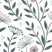 Modern abstract floral seamless tile pattern with bold colors and dynamic shapes for contemporary spaces Set 3 vector
