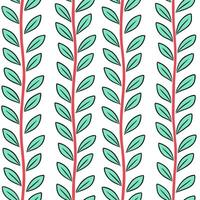 Modern boho vine seamless tile pattern with vibrant colors and intricate patterns ideal for creative studios vector