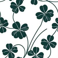 Modern geometric buttercup seamless pattern with abstract shapes and white balance on white Set 2 vector