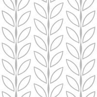 Minimalist vine seamless tile pattern with simple tendril lines and soft grey accents ideal for modern kitchens vector