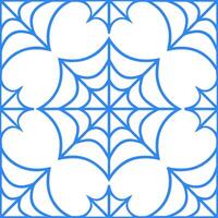 Neon square fractal seamless pattern futuristic isolated white background ideal for high energy brand identity digital backgrounds music events vector