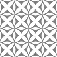 Modern geometric abstract seamless pattern with angular shapes and white balance on white vector